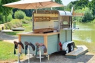 The Horse & Saddle mobile horse trailer bar
