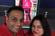 Selfie time at Vodafone Christmas Party