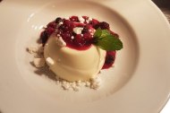 Mulled Winter Berry Pannacotta with Meringue