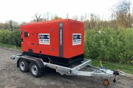 60Kva Trailer Mounted Super Silent Generator