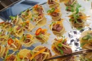 Duck + Ginger Canapes