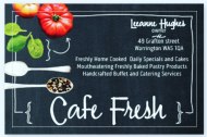 Cafe Fresh Catering