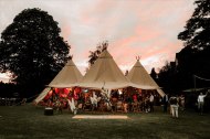 Link your tipis to create the perfectly sized space