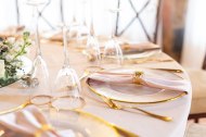 Gold Tableware to take your event to the next level.