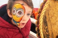 Minion Face Painting