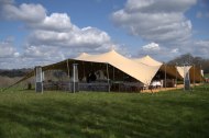 Stretch tent for up to 280 people