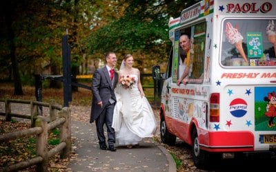 A lovely park wedding we attended 