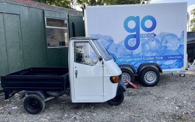 Coming soon Tuk Tuk with a fridge hire