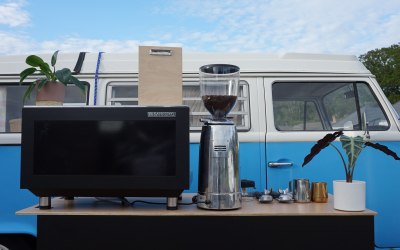 Coffee Cart set up