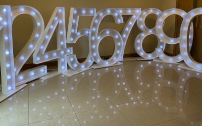 5ft light up numbers