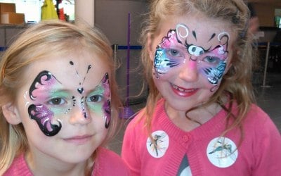 Butterfly Face Painting