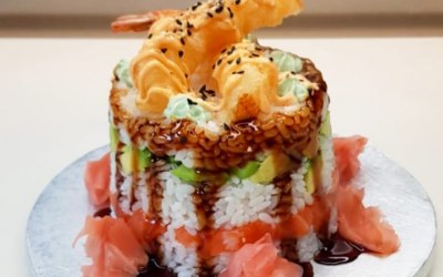 Sushi cake