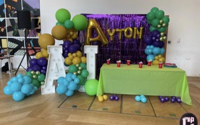 1st birthday set up
