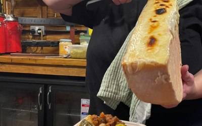 Crispy hot Raclette 