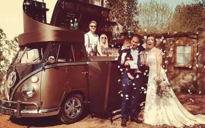 VW Camper Bar Wedding Day