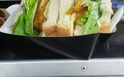 Fish finger sandwich