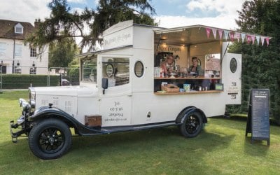 Vintage Mobile Coffee Truck Splendid Coffee