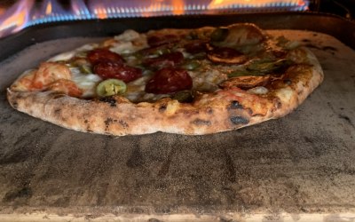 Italian Pepperoni and jalapeño 