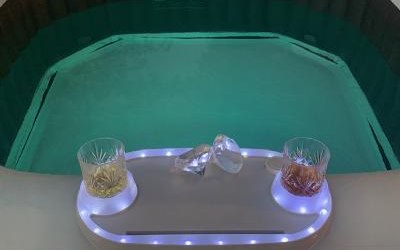 Light up drinks tray
