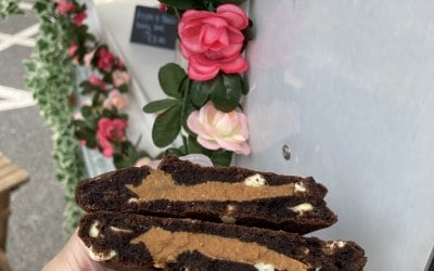 Biscoff stuffed cookie 