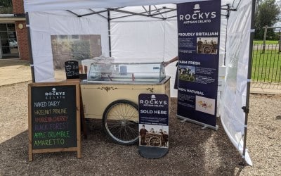 Traditional Ice Cream Cart