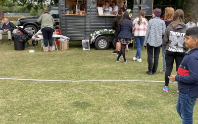 At a local event
