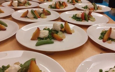 Plated service available depending on numbers and venue. 