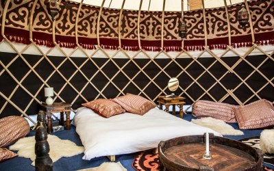 Luxury 16ft Yurt interior