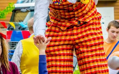 Clown on Stilts