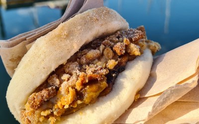 Spiced apple crumble
