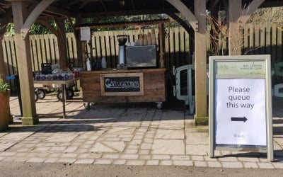 Semi-permanent artisan coffee carts