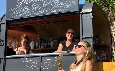 Summer sunishine with a Saxophonist