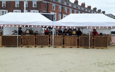 Beach bar Weymouth Carnival 18