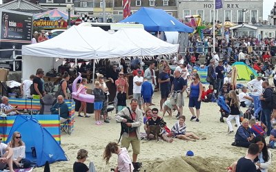 Beach bar Weymouth Carnival 18