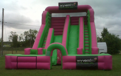 Pink &Green Multi-height Mega Slide
