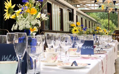 Wedding in a railway museum! 