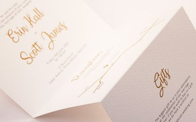 Concertina Fold Invitations  