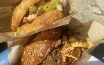 Jerky Turkey roll and Mojo pork