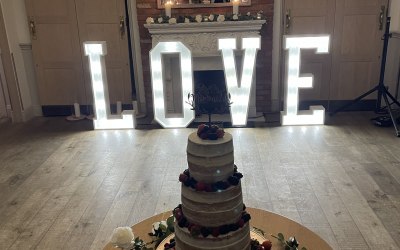 4ft led love letters