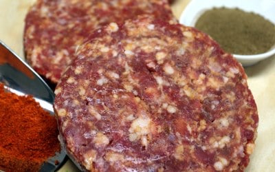 Lamb Burgers with Mint & Rosemary