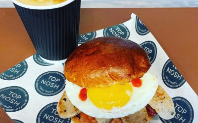Great coffee with breakfast