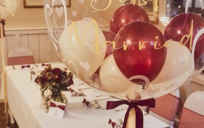 bubble balloons - personalised