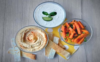 Traditional Pita & Dips.