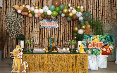 Lion King themed 1st birthday 
