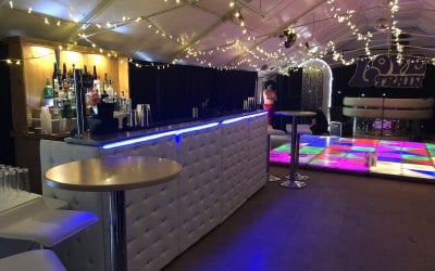 White Padded Bar