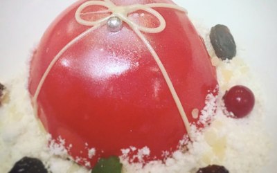 Christmas puddings parfait 