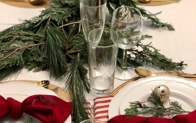 Christmas Table Setting 