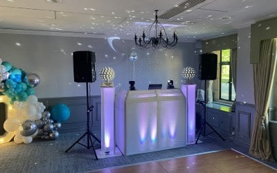 Set up for a 60th 