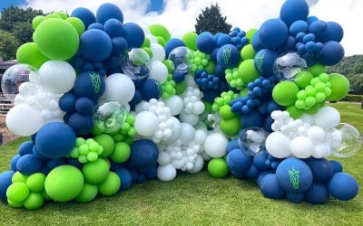 balloon dome for a corporate event! Style awards at Nottingham Racecourse for Last horse standing.