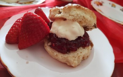 High Tea Scone and jam